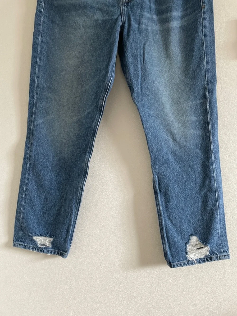 Frame Le Pegged Jean Women’s Size 30 Distressed Cropped Wiltern Suite Wash - Picture 5 of 10